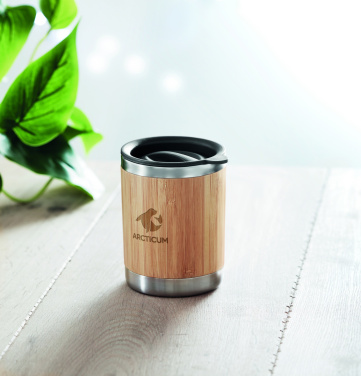 Logotrade promotional merchandise photo of: Tumbler in bamboo cover 250ml