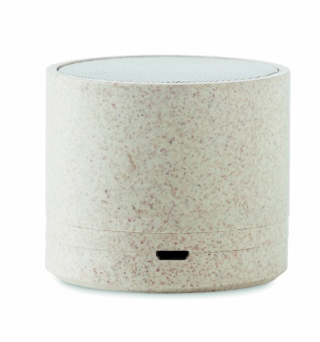 Logotrade advertising product picture of: 3W speaker in wheat straw/ABS