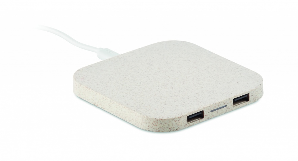 Logotrade advertising product image of: Hub charger wheat straw/ABS 5W