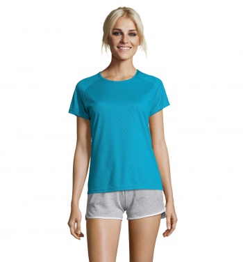 Logotrade promotional item image of: SPORTY WOMEN T-SHIRT POLYES