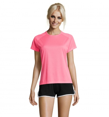 Logo trade advertising products image of: SPORTY WOMEN T-SHIRT POLYES