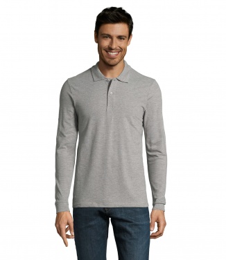 Logo trade business gifts image of: PERFECT LSL MEN POLO 180