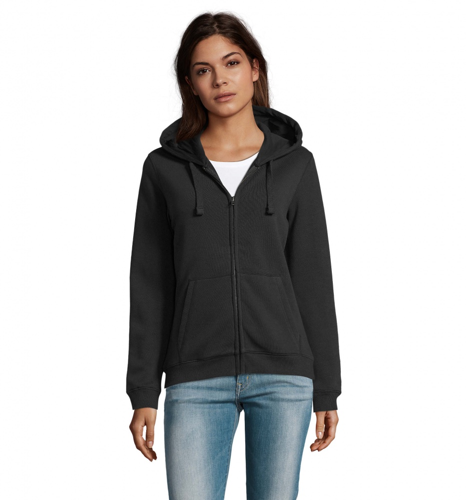 Logotrade promotional gifts photo of: SPIKE WOMEN ZIP HOOD SWEAT