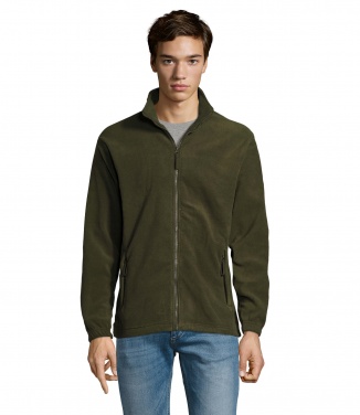 Logo trade promotional merchandise image of: NORTH Zipped Fleece Jacket