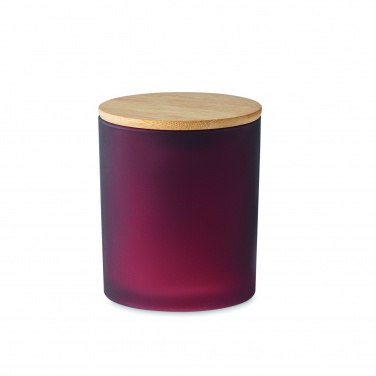 Logo trade promotional giveaways image of: Plant based wax candle 120 gr