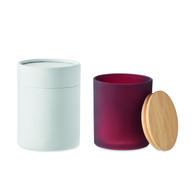 Logotrade promotional merchandise image of: Plant based wax candle 200 gr