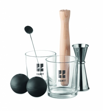 Logotrade business gift image of: Set of 7 pieces cocktail set