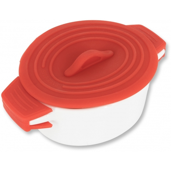 Logotrade advertising product image of: Porcelain pot with silicone lid DELHI