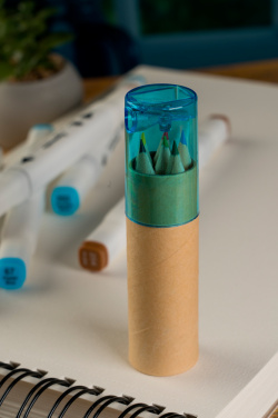 Logo trade promotional product photo of: Wooden crayons BECKY