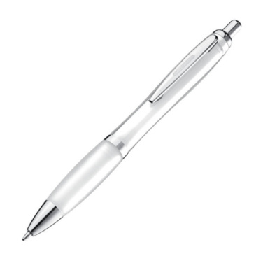 Logo trade promotional merchandise image of: Plastic ballpen MOSCOW