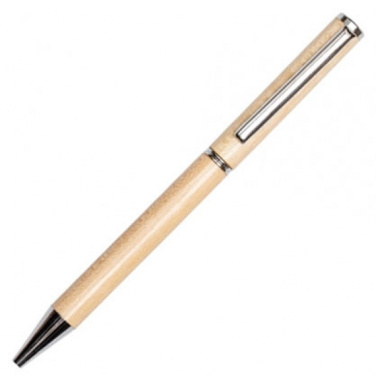 Logo trade business gift photo of: Wooden ballpen HEYWOOD