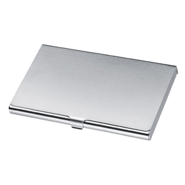 Logotrade promotional merchandise image of: Metal business card holder CORNWALL