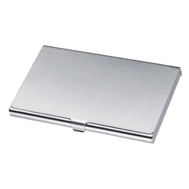 Logo trade promotional products image of: Metal business card holder CORNWALL