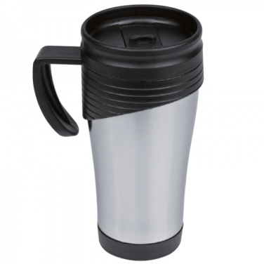 Logo trade promotional product photo of: Stainless steel thermo cup EL PASO 400 ml