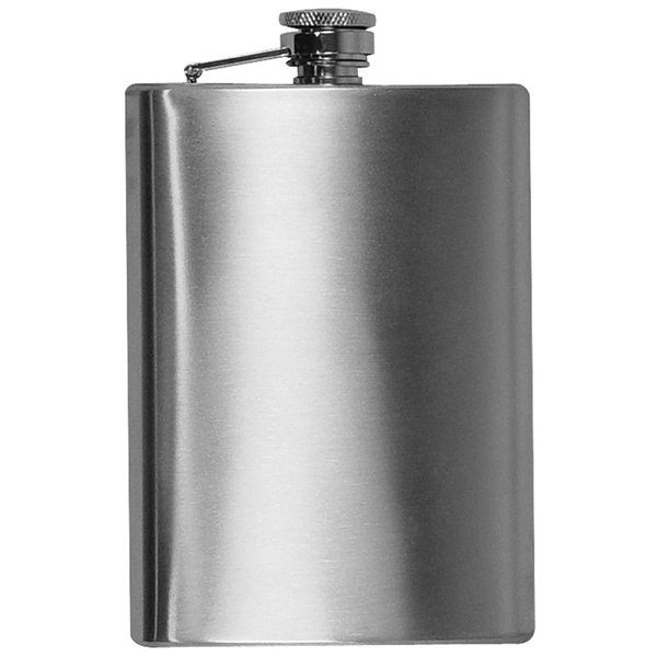 Logotrade promotional giveaways photo of: Stainless steel hip flask KANSAS CITY 237 ml