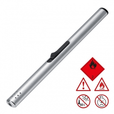 Logo trade promotional product photo of: Metal pole lighter BRISBANE