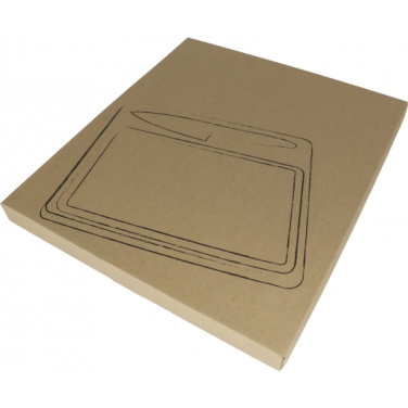 Logo trade advertising products image of: Cutting board with knife MANTOVA
