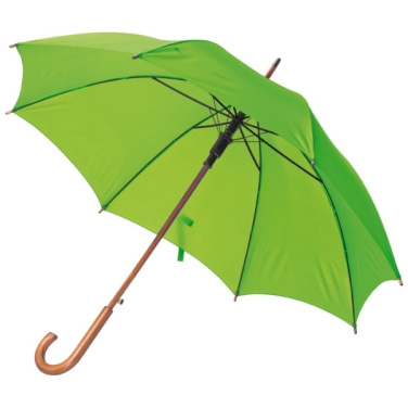 Logotrade corporate gift picture of: Wooden automatic umbrella NANCY