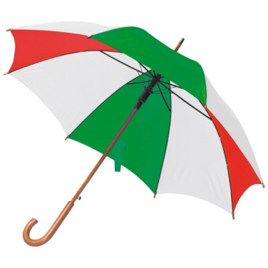 Logotrade promotional giveaways photo of: Wooden automatic umbrella NANCY