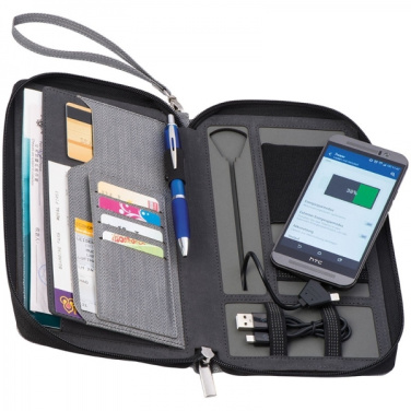 Logo trade promotional items picture of: Travel folder with power bank Almera