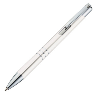 Logo trade corporate gift photo of: Metal ballpen ASCOT