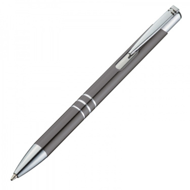 Logo trade business gift photo of: Metal ballpen ASCOT