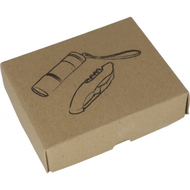 Logo trade promotional items picture of: Set torch and pocket knife DOVER