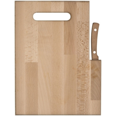 Logotrade promotional gift image of: Wooden board with knife LIZZANO