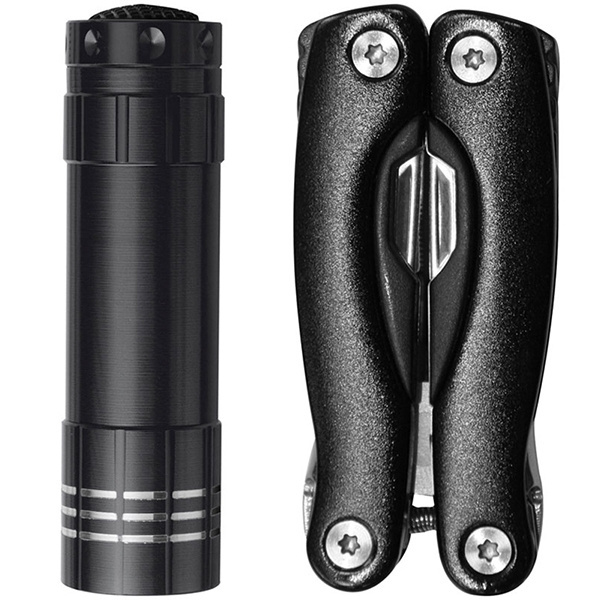 Logotrade advertising products photo of: Set torch and multitool OAKLAND