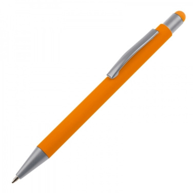 Logotrade promotional product picture of: Metal ballpen touch pen soft touch SALT LAKE CITY