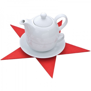 Logo trade promotional merchandise photo of: Felt star set KARLSTAD
