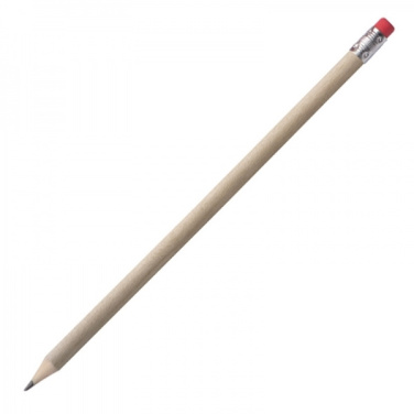 Logo trade promotional products picture of: Pencil with eraser HICKORY