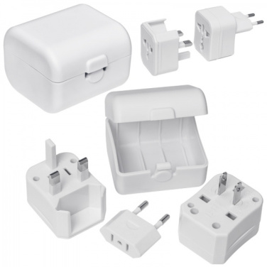 Logotrade promotional merchandise picture of: Travel adapter PERU