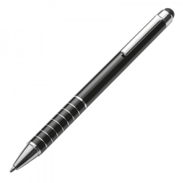 Logo trade advertising products picture of: Metal ballpen with touch pen LUEBO
