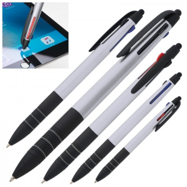 Logotrade promotional products photo of: Plastic ballpen 3in1 BOGOTA