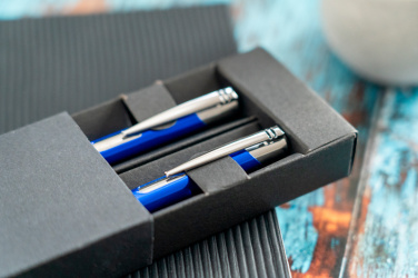 Logotrade promotional merchandise picture of: Metal writing set CLAREMONT