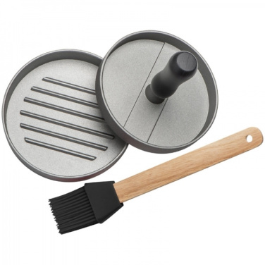Logo trade business gifts image of: Burger press with silicone brush TEXAS