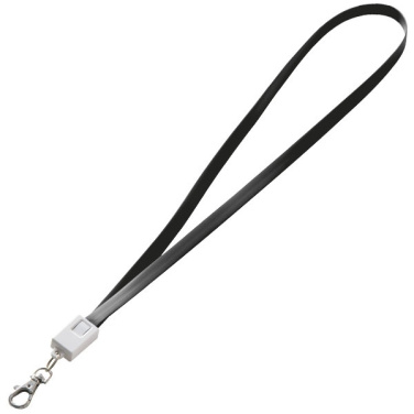 Logotrade advertising products photo of: Lanyard with usb cable LE PORT