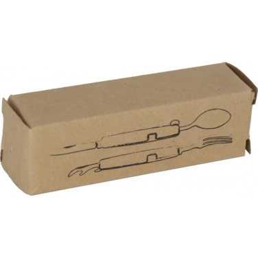 Logo trade promotional merchandise photo of: Camping cutlery PAMPLONA