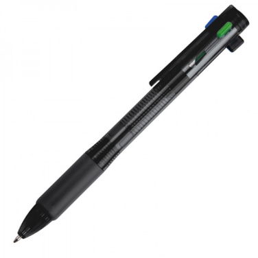 Logotrade promotional item picture of: Plastic ballpen 4in1 NEAPEL