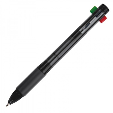 Logotrade promotional giveaway image of: Plastic ballpen 4in1 NEAPEL