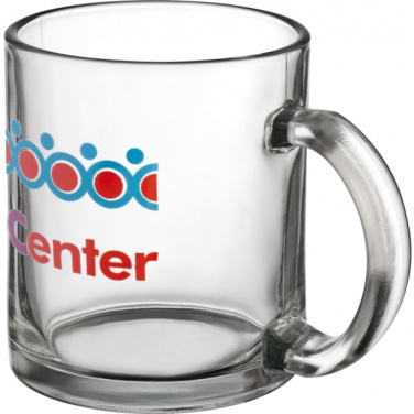 Logo trade corporate gifts picture of: Glass mug LIMERICK 300 ml
