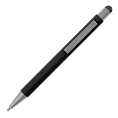 Logotrade advertising product picture of: Metal ballpen touch pen soft touch SALT LAKE CITY