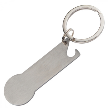 Logotrade promotional merchandise image of: Keyring with shopping cart chip STICKIT
