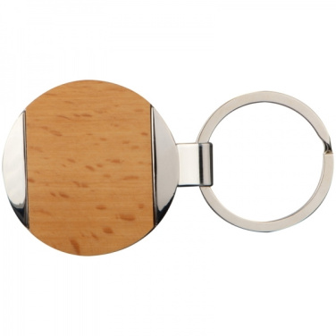 Logotrade advertising products photo of: Wooden keyring LANGHAUS
