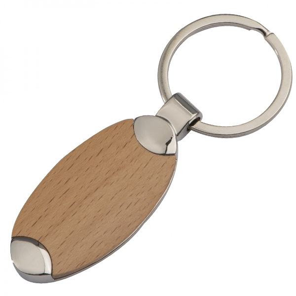 Logo trade promotional items image of: Wooden keyring BALTRUM