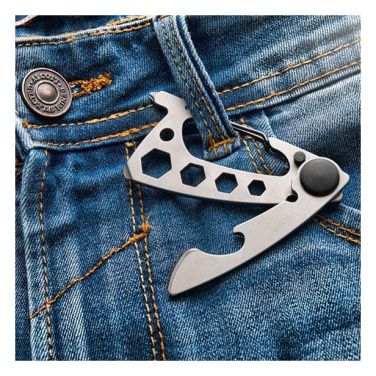 Logo trade advertising products image of: Multifunctional tool BURUNDI Schwarzwolf