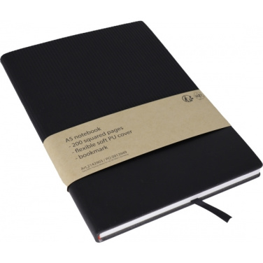 Logo trade promotional merchandise picture of: A5 Notebook DUBAI
