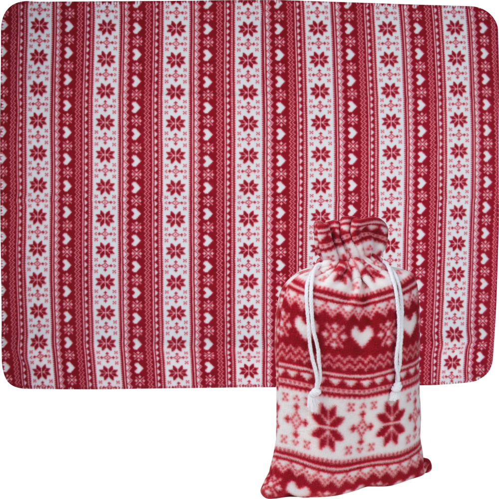 Logo trade promotional items picture of: Christmassy blanket DEBRECEN