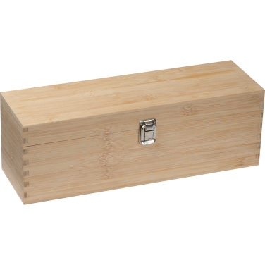 Logotrade corporate gift picture of: Wooden wine box SAINT-ETIENNE